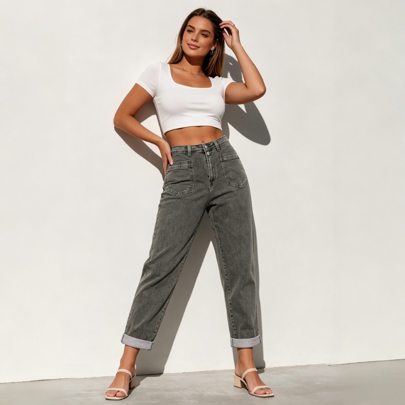 Street Fashion Jeans Women - Женские джинсы больших размеров в американском