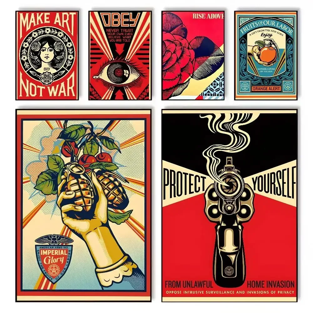 Street Fashion Wallpaper - Винтажный постер Shepard Fairey Art Street,