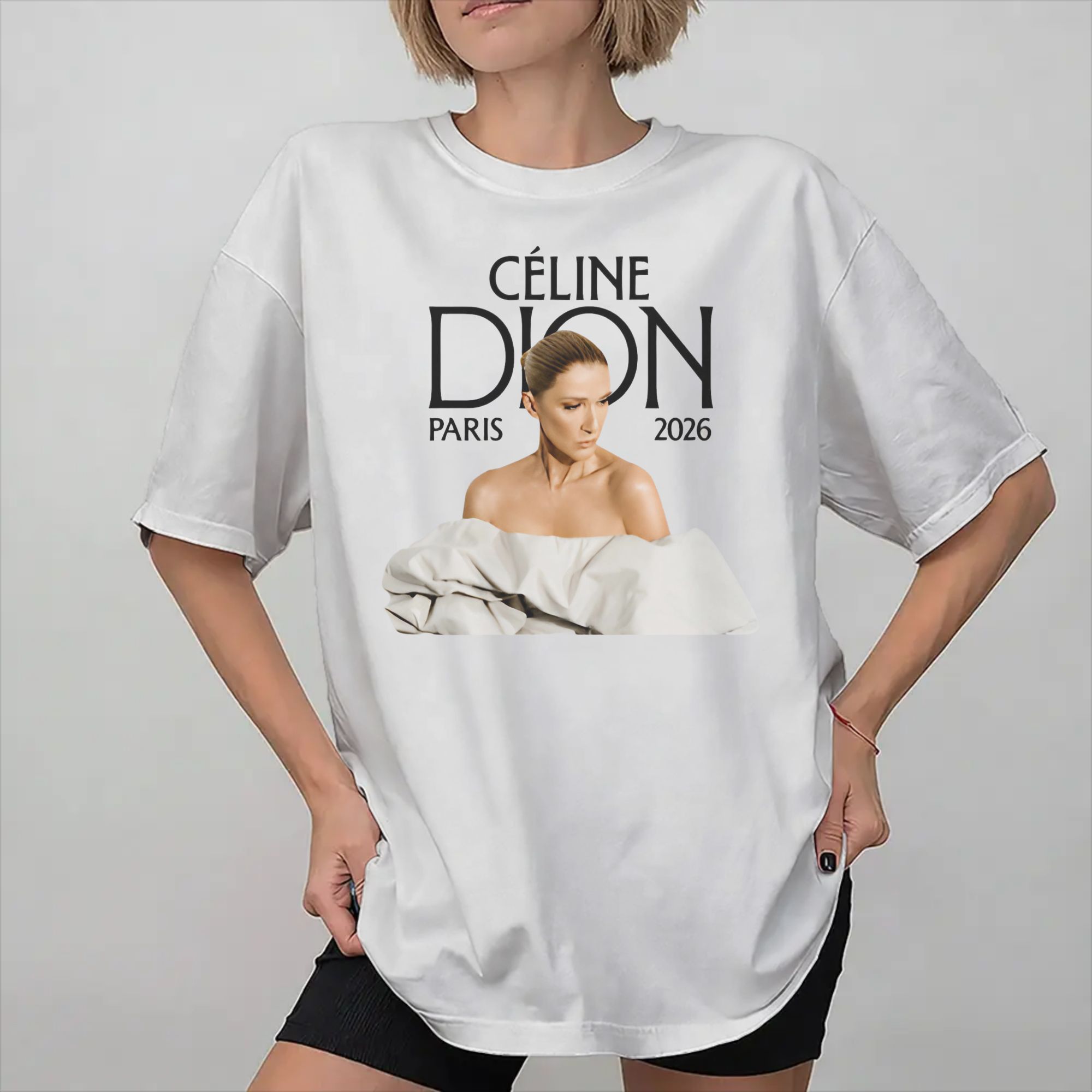 Street Fashion In Paris - Футболки Celine Dion Paris 2026 Tour