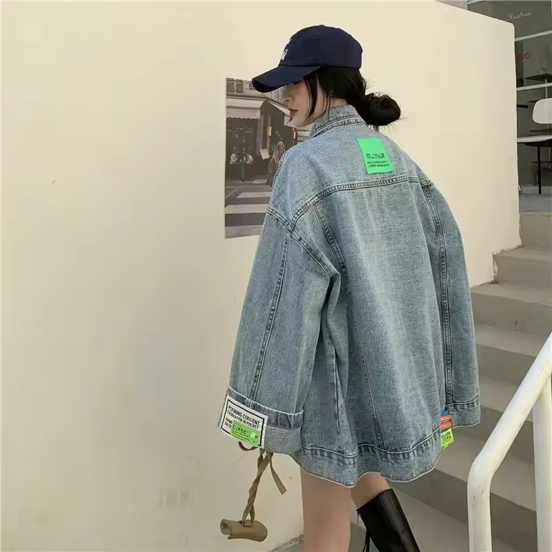Street Fashion Jeans Women - 2025 Новая модная джинсовая куртка женская