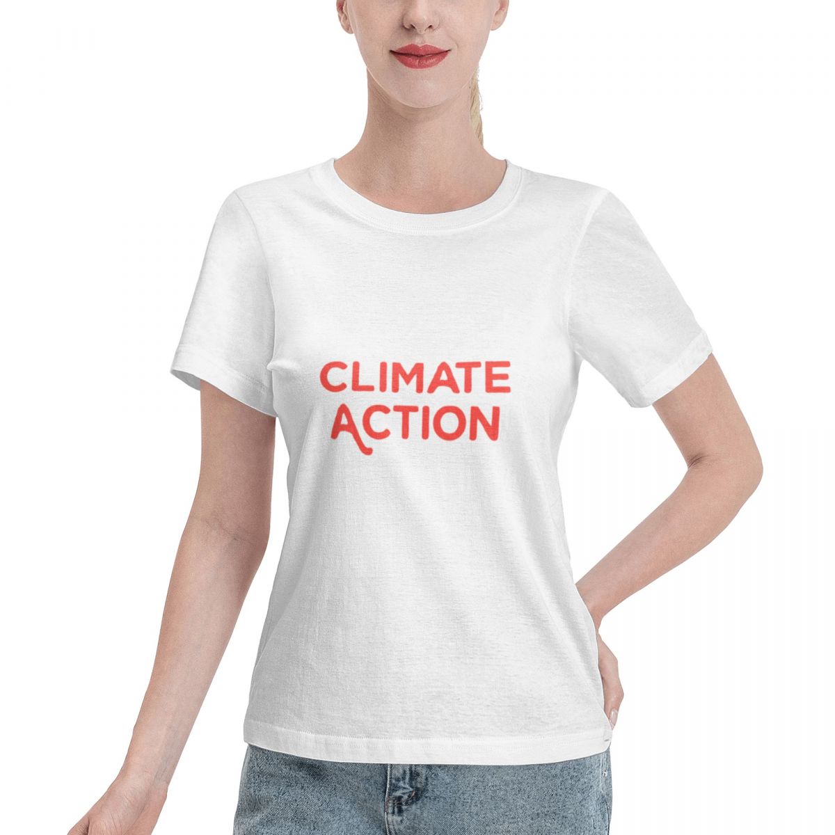 Street Fashion Now - Женская футболка Wardrobe Essential CLIMATE ACTION