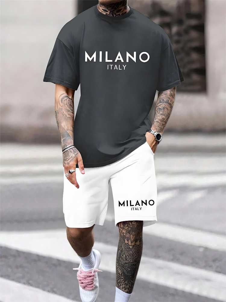 Street Fashion Milano - Мужской комплект из двух предметов с