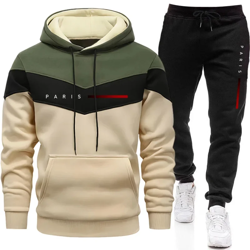 Street Fashion In Paris - Мужской спортивный костюм Paris Fashion: повседневные