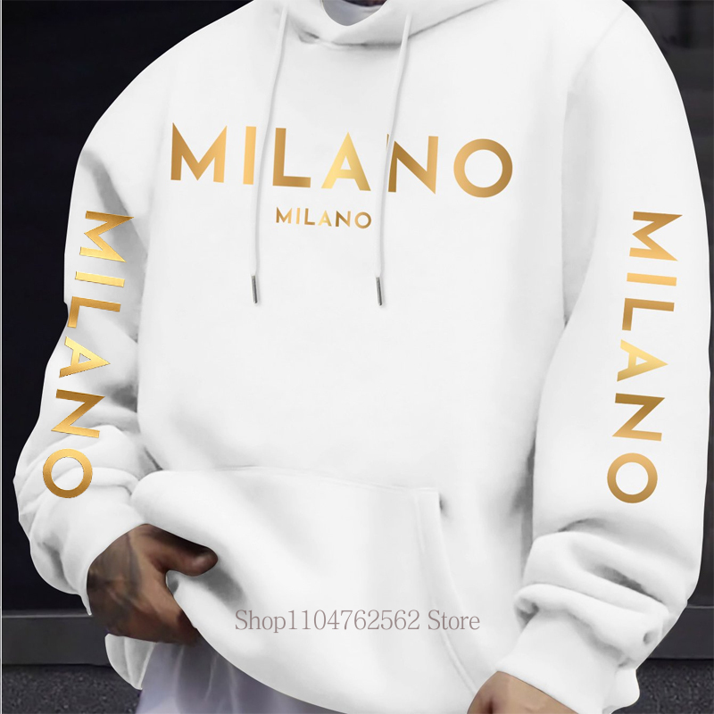 Толстовка с принтом Milano для – обзор и цена Street Fashion Milano