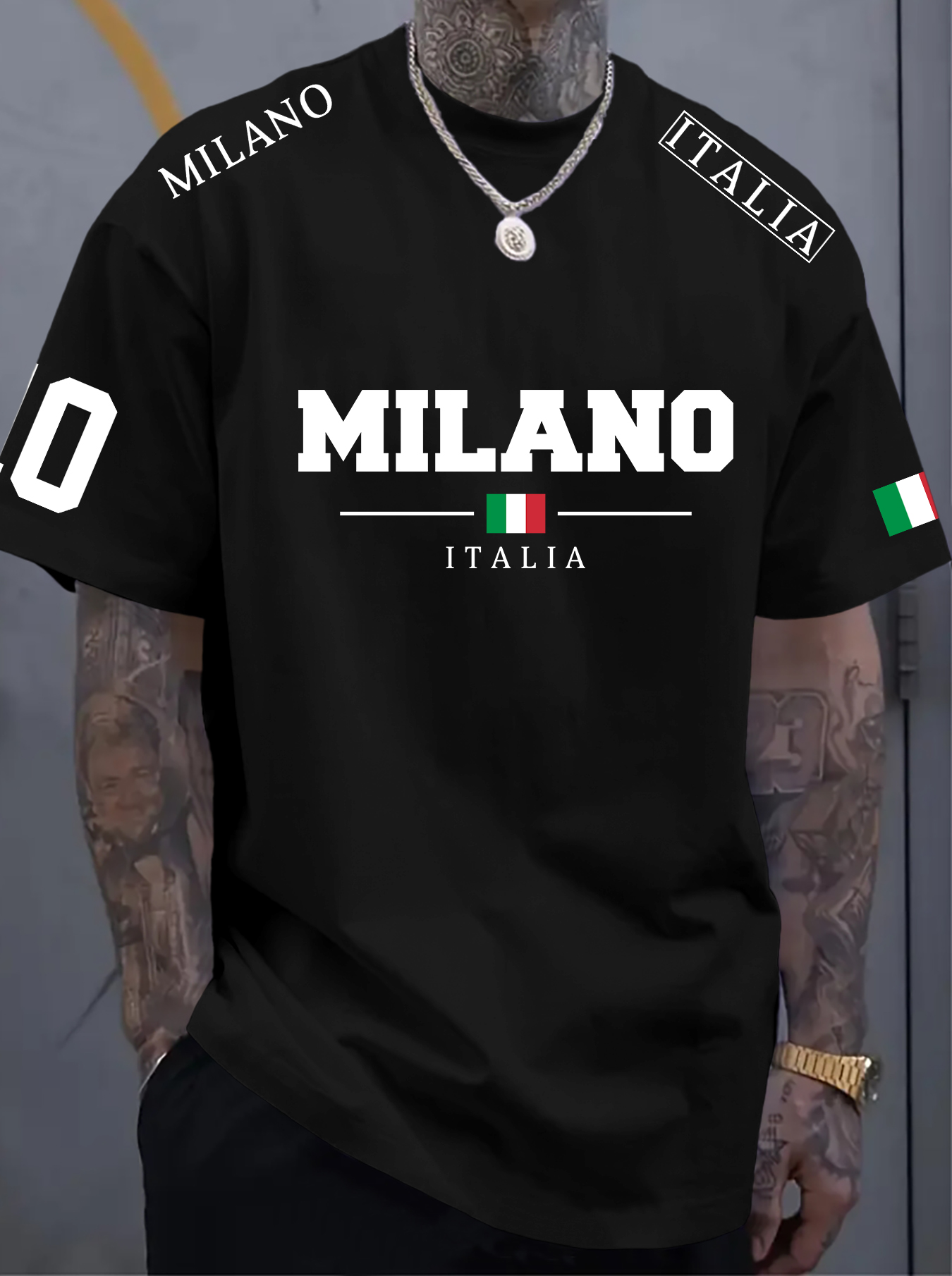 Мужская футболка, повседневный – обзор и цена Street Fashion Milano