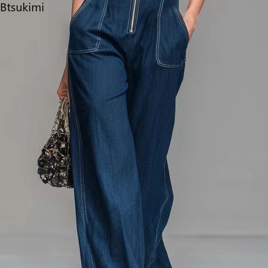 Новые женские джинсовые комбин – обзор и цена Street Fashion Jeans Women
