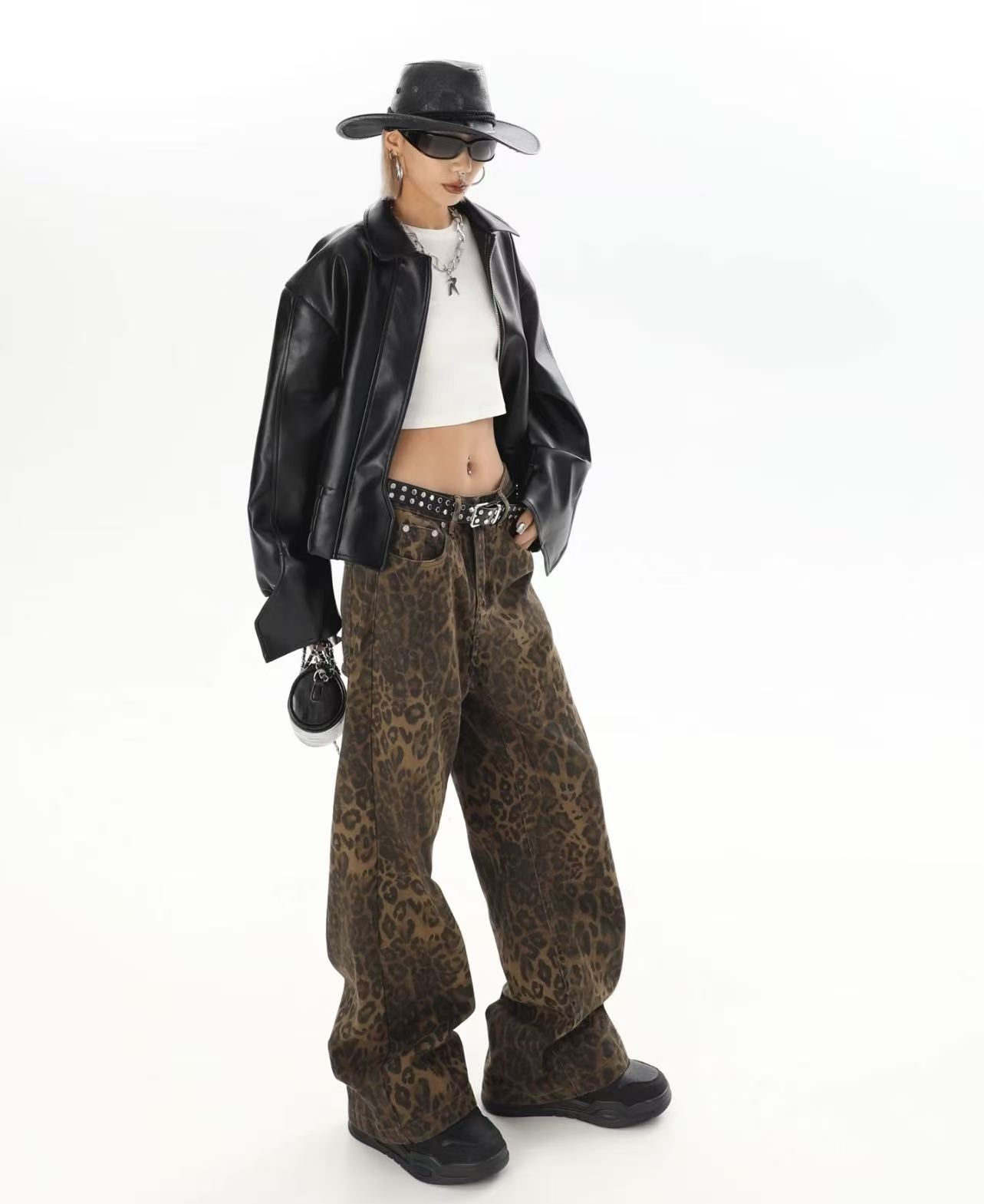 Корейские ретро-брюки QICHE в  – обзор и цена Street Fashion Jeans Women